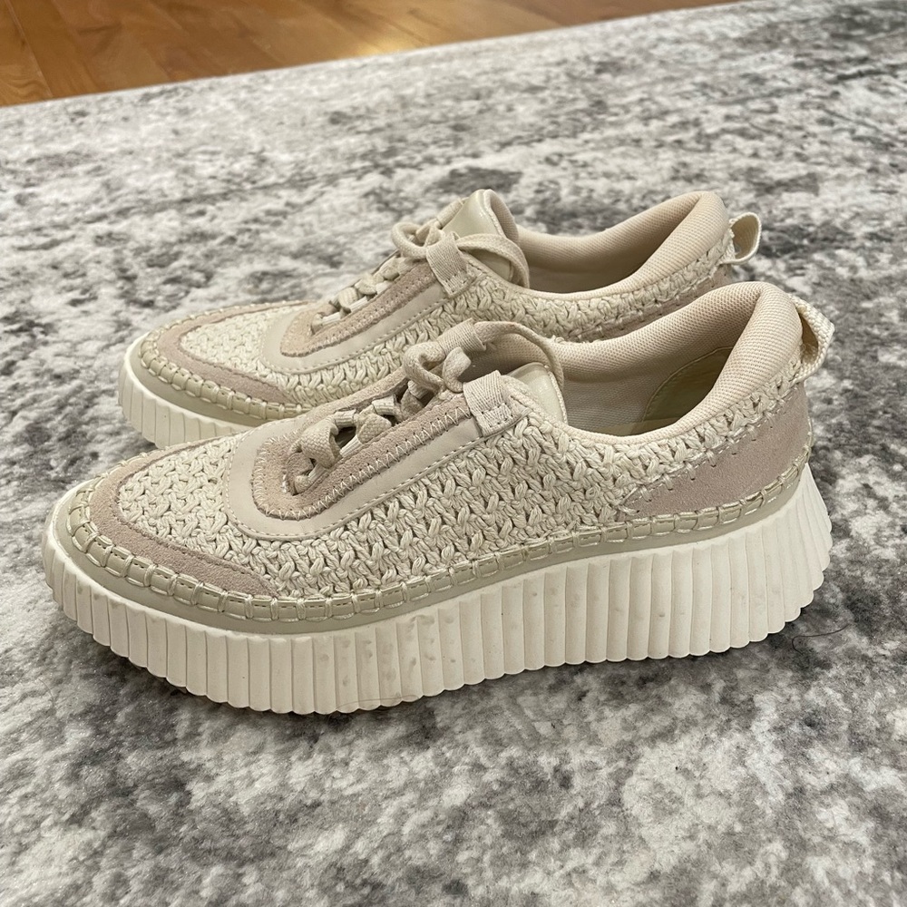 Dolce Vita Woven Sneakers, Size 8